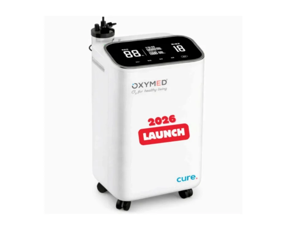 5 LPM oxygen concentrator with smart display for home oxygen therapy