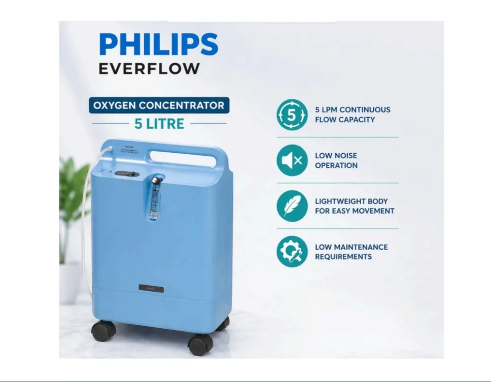 Philips Everflow 5 LPM Oxygen Concentrator